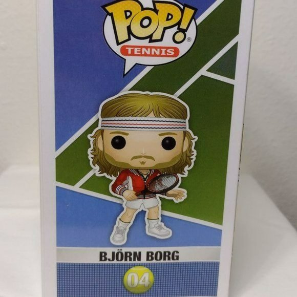 Tennis Legends Bjorn Borg Funko Pop 04 6,5 X 4,72 X 3,62 Inches. - Picture 5 of 9